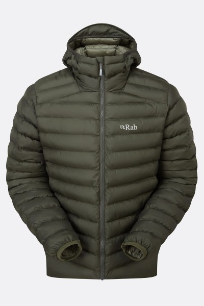 rab men's cirrus alpine insulated jacket army green